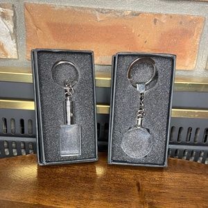 Customizable Crystal Keychains.